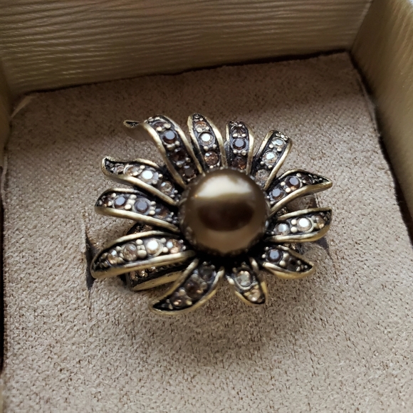**HEIDI DAUS**  CHOCOLATE  "SUBLIME STAR" COLLECTORS RING **DICOUNTED SHIPPING** - Picture 7 of 12